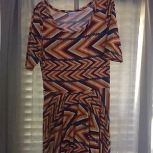 LulaRoe Nicole Dress XL EUC